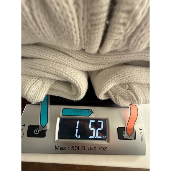 Ralph Lauren Womens Cable-Knit 100% Cotton White Full-Zip Hoodie Size M Classic - Picture 9 of 9